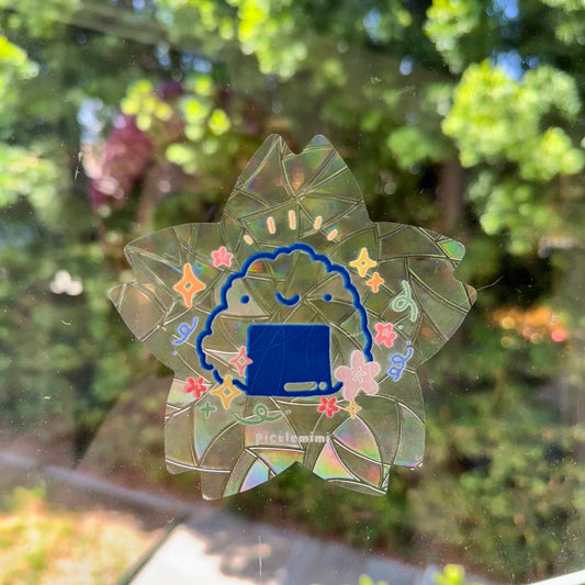 Rice Ball Onigiri Sun-Catcher Window Cling