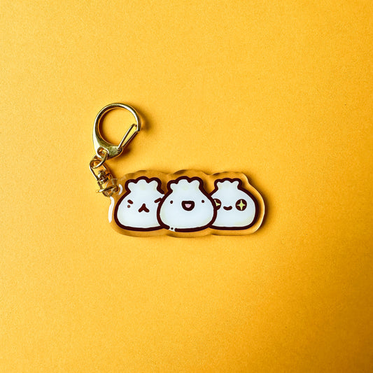 Dumpling Bao Acrylic Keychain