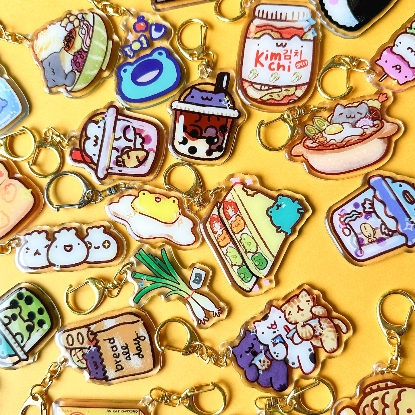 Dumpling Bao Acrylic Keychain