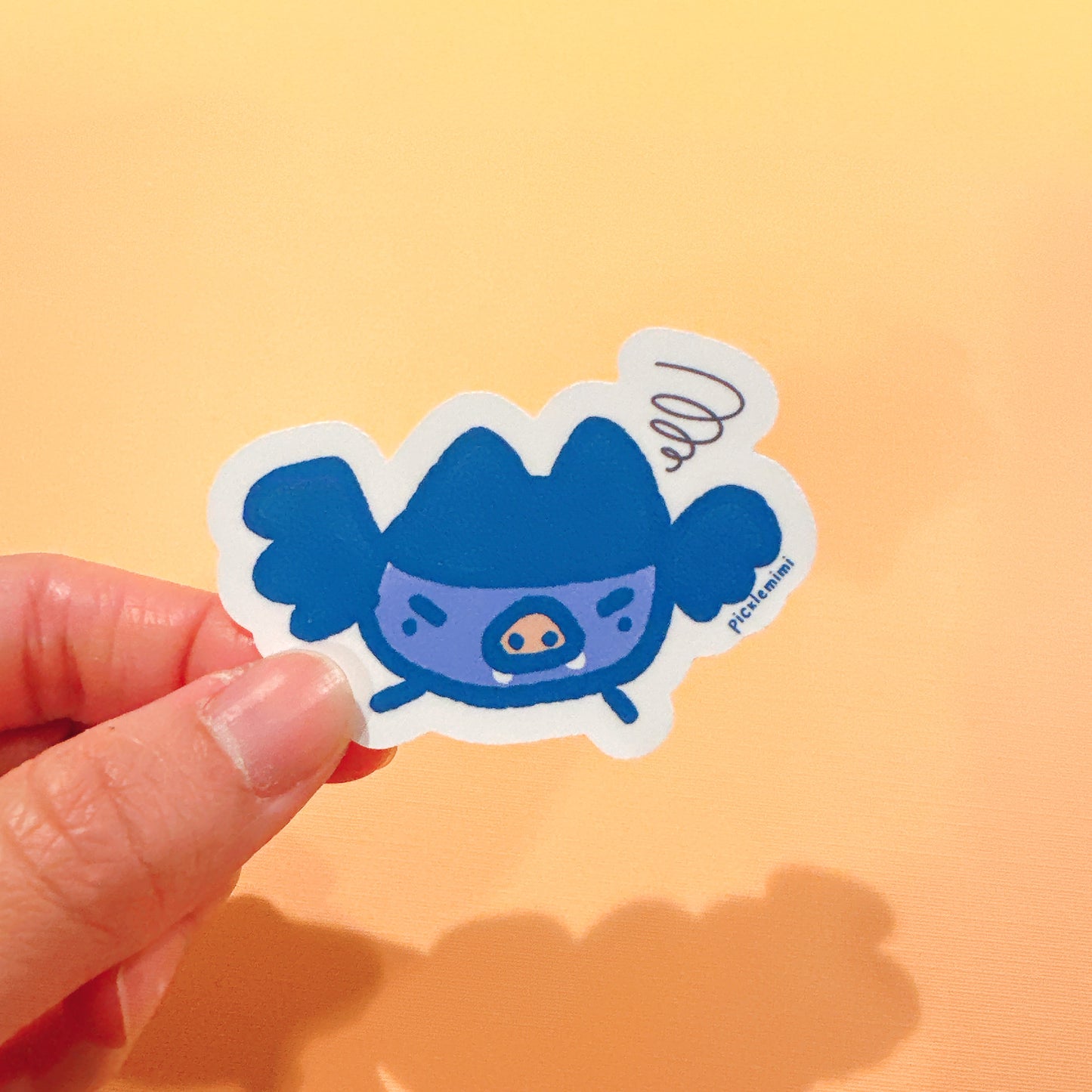 Virtual Pet Bat Mistake Vinyl Sticker