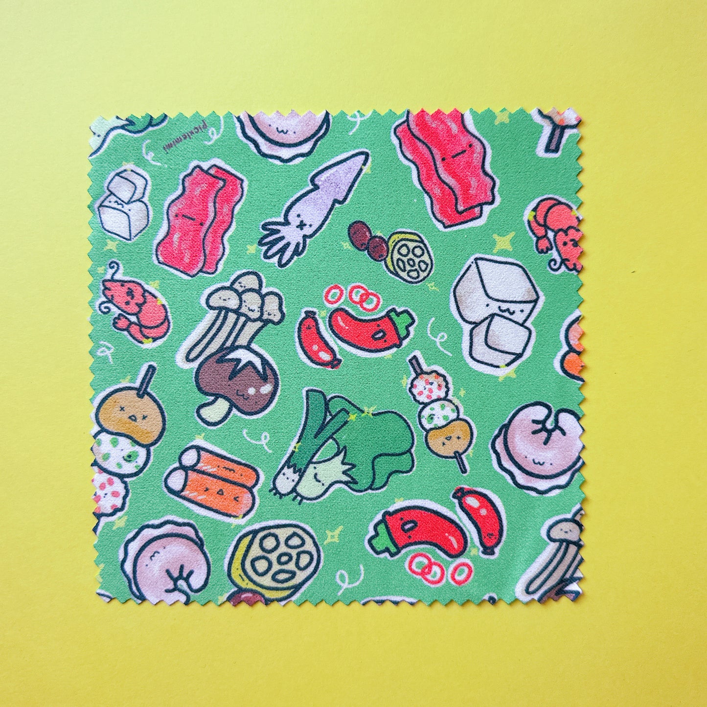 Hot Pot Friends Microfiber Cleaning Cloth for Glasses & Screens
