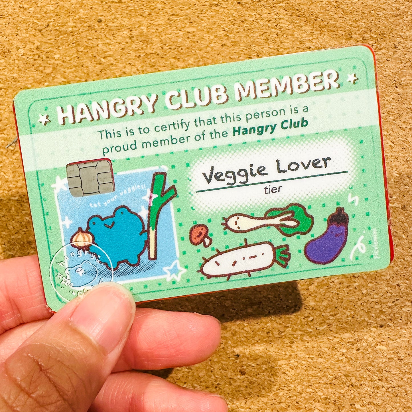Hangry Club Member Credit Card Skin