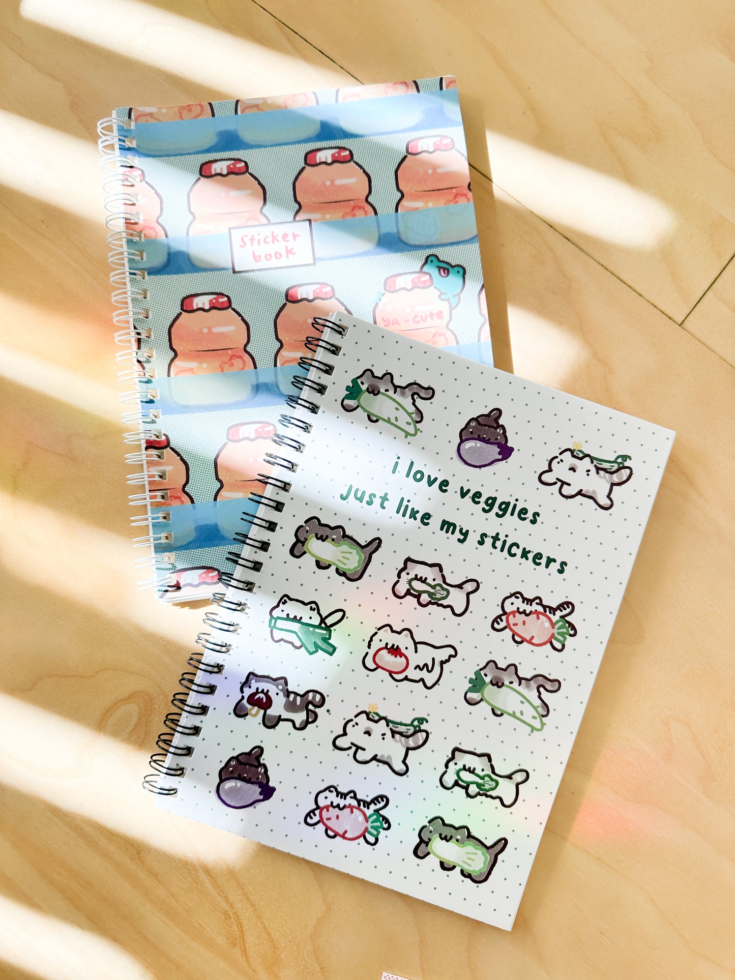 Yogurt Drink Resuable Stickerbook