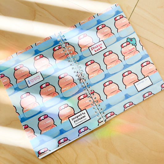 Yogurt Drink Resuable Stickerbook