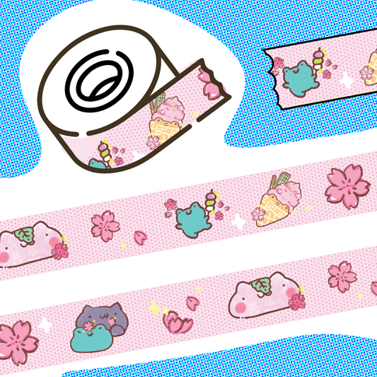 Sakura foodie Washi Tape - 15mm