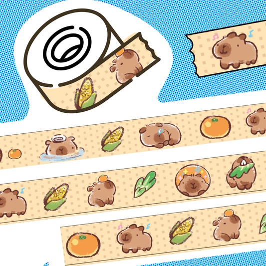 Capybara Washi Tape - 15mm
