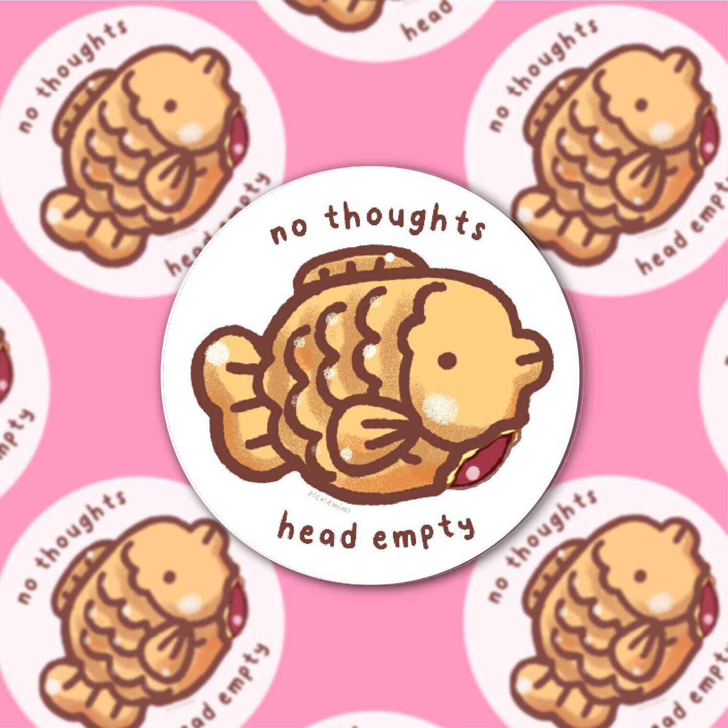 Taiyaki Fish Pastry Vinyl Sticker