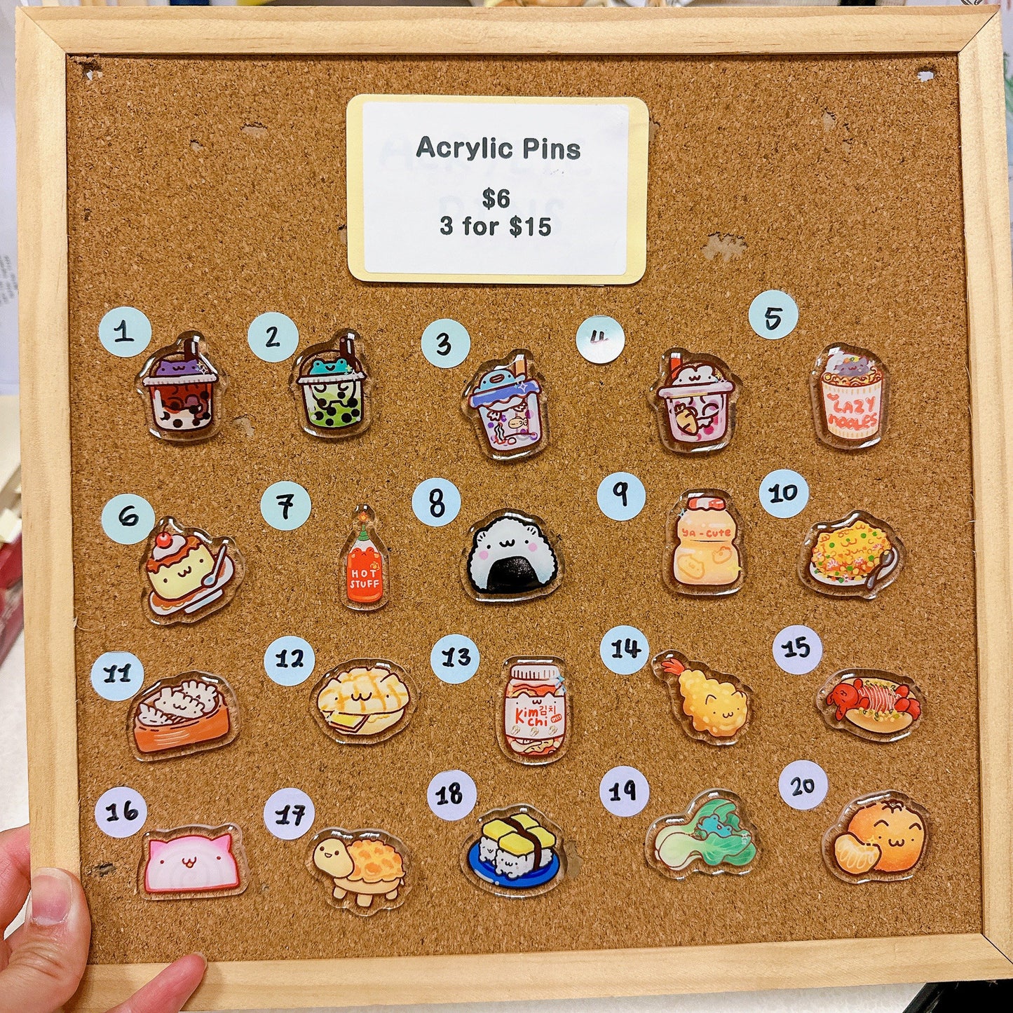 Boba Milktea Cat Pin