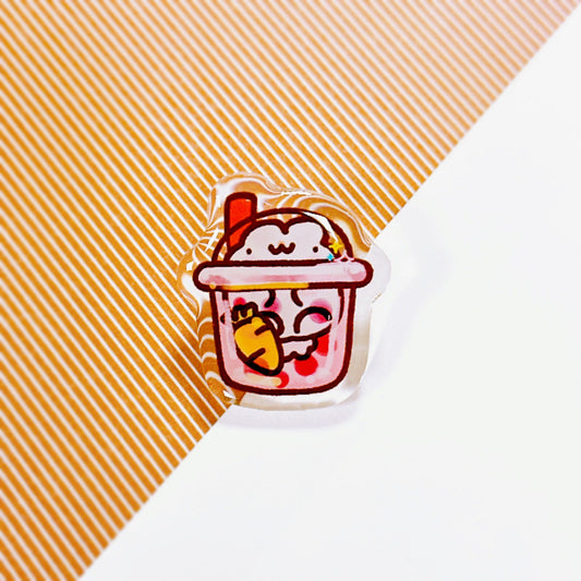 Bunny Boba Pin