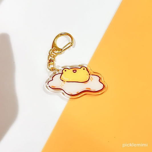 Egg Frog Keychain