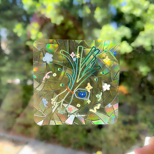 Green Inion Negi Sun-catcher