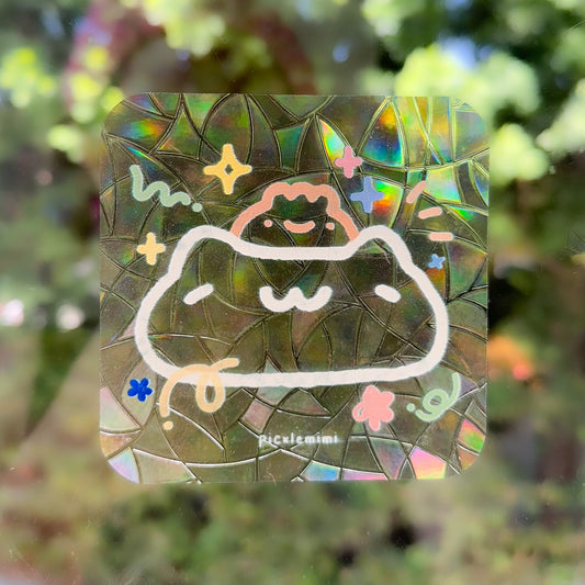 Steam Bao Cat Sun-Catcher