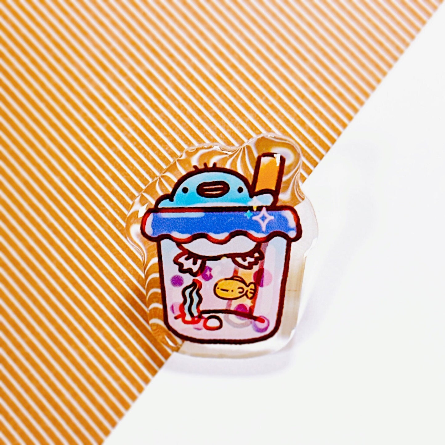 Boba Penguin Pin