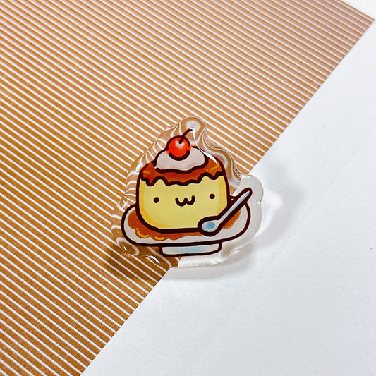Purin Flan Pin