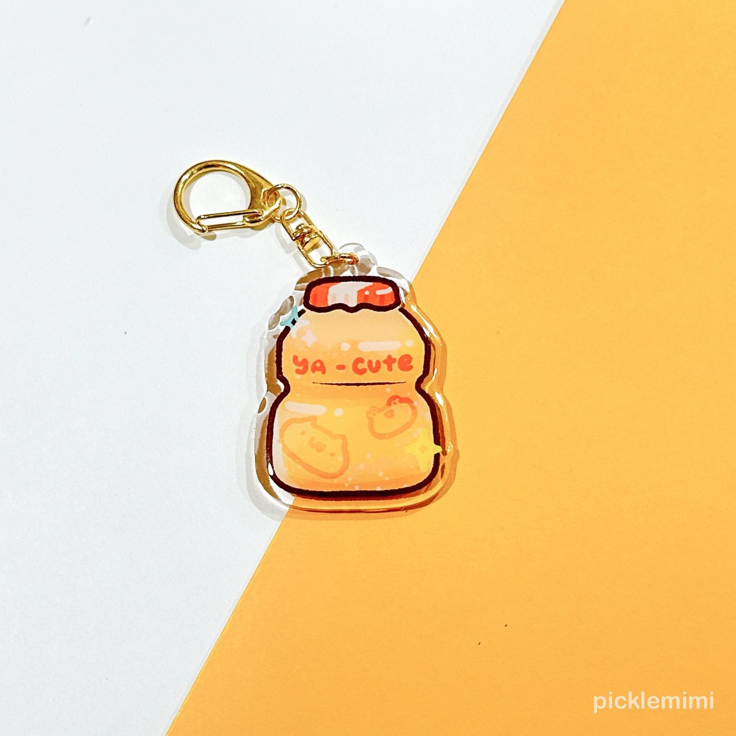 Yakult Yogurt Drink Keychain