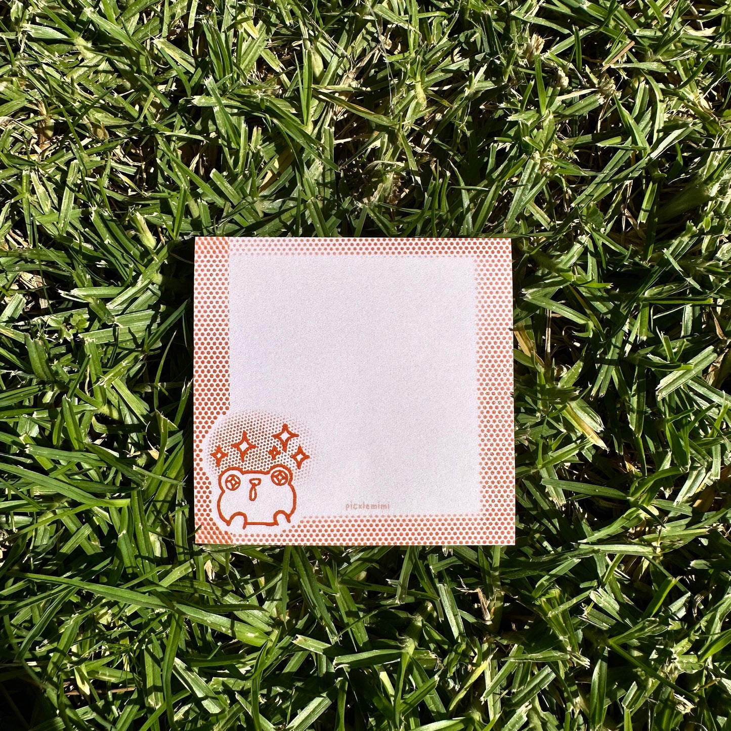 Foodie Frog Orange Post-it Notes