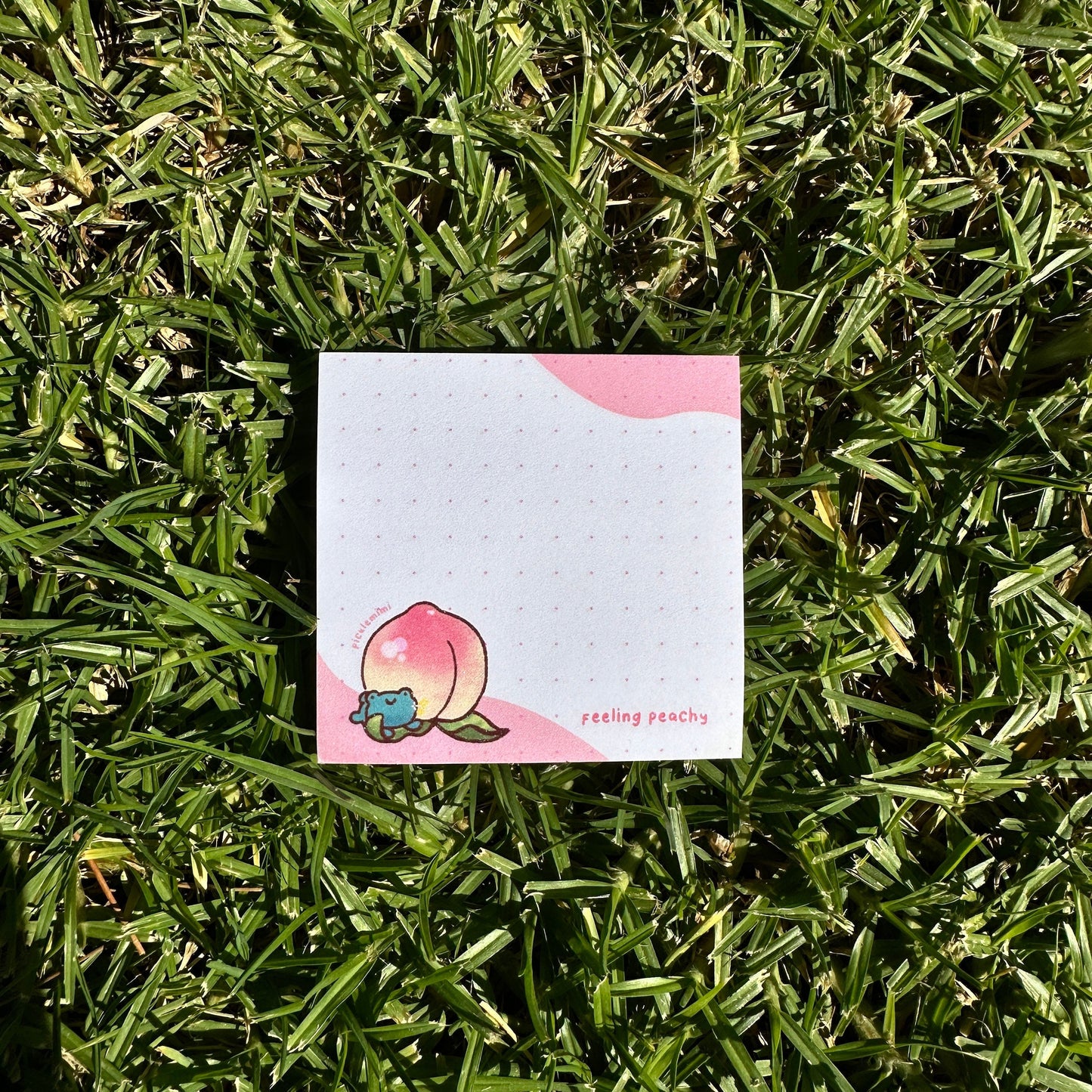 Peach Frog Pink Post-it Note
