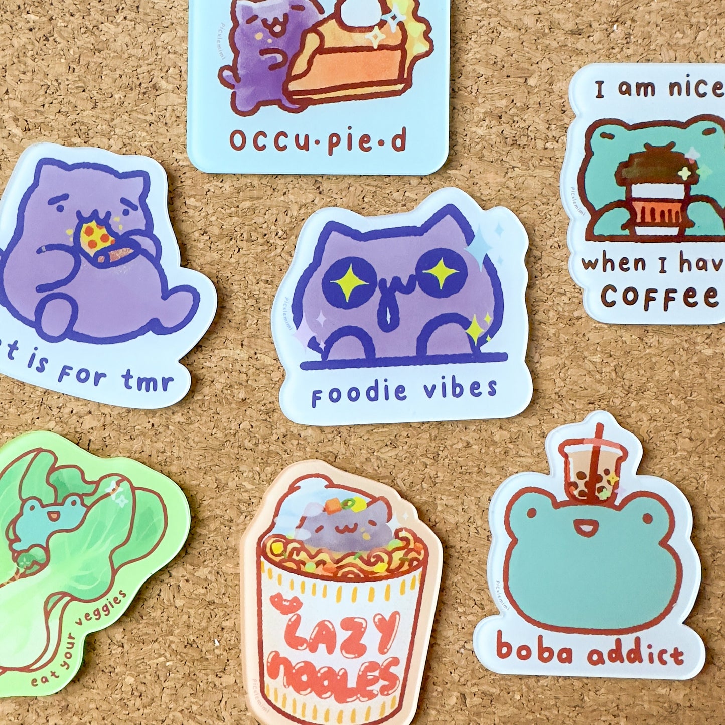 Boba Addict Frog Magnet