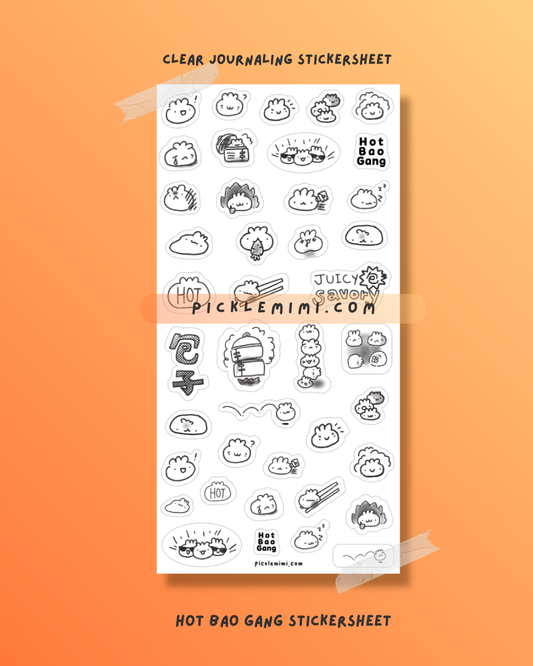 Bao Bao Clear Sticker Sheet