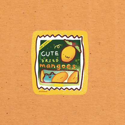 cute mango sticker