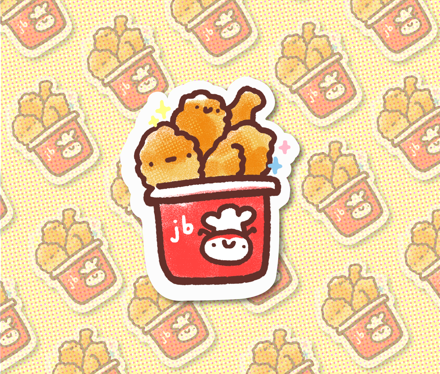 Jolibee Fast Food Vinyl Stickers