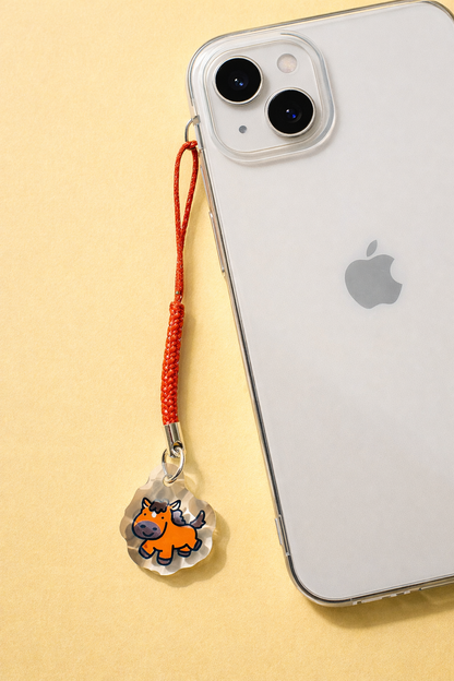 Zodiac Animal Mini Phone Charm - Year of the Horse