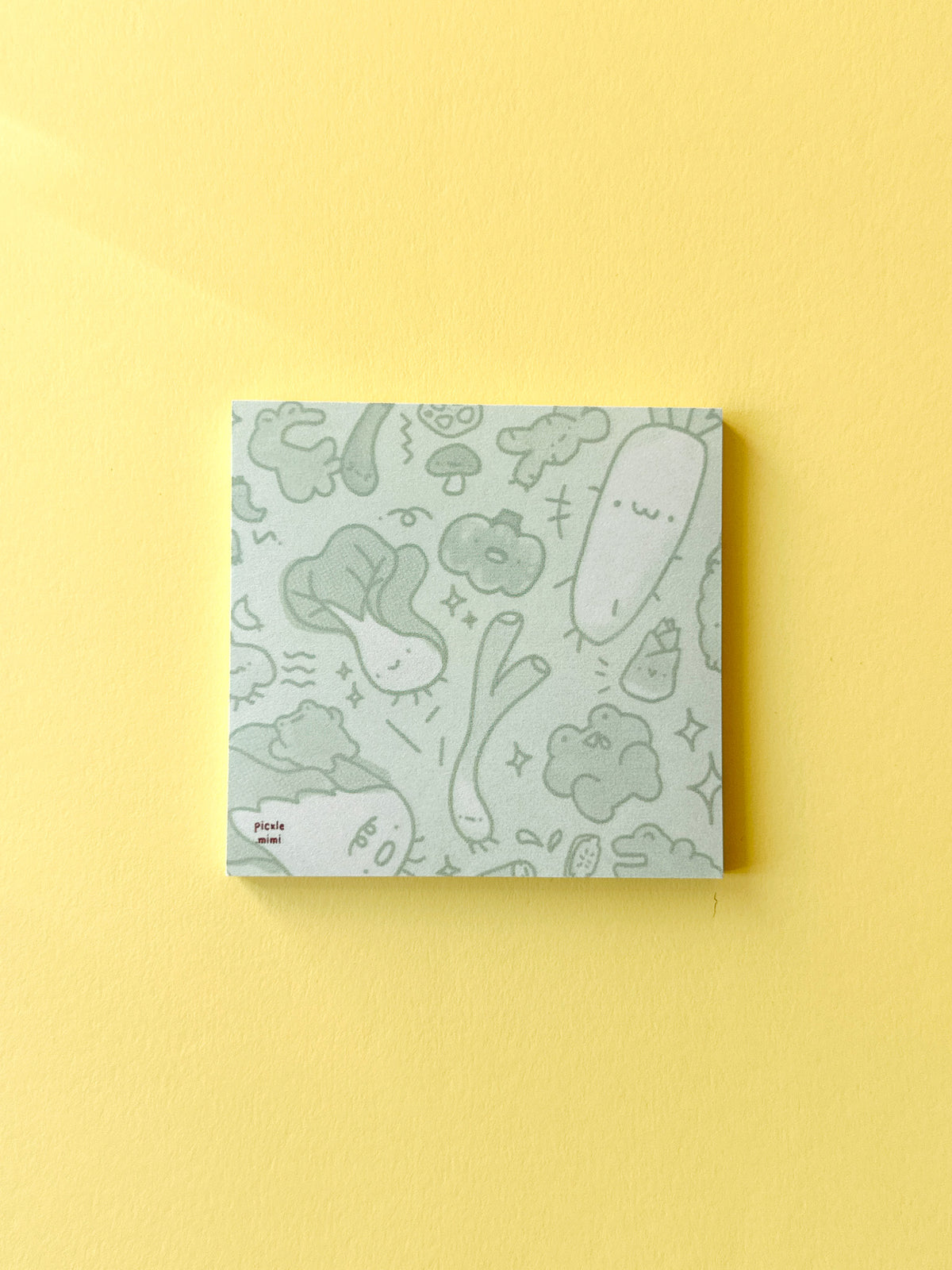 Green Veggies Post-it Note