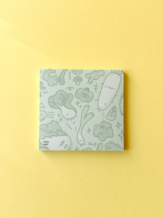 Green Veggies Post-it Note