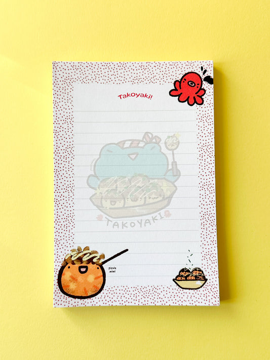 Takoyaki Squid Ball Notepad