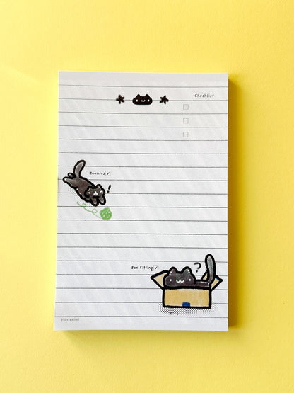 Black Cat Notepad