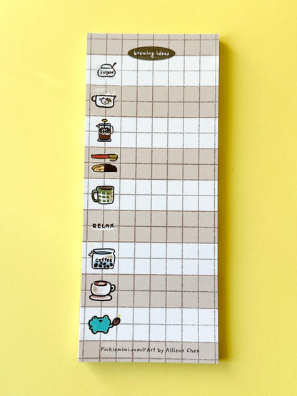 Coffee Frog Note Pad