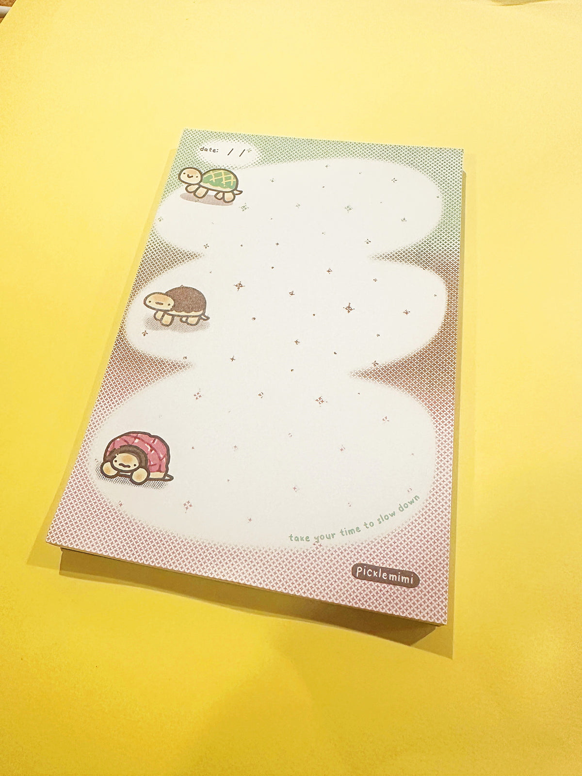 Turtle Buns Notepad