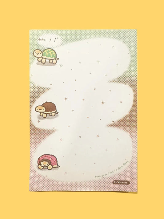 Turtle Buns Notepad