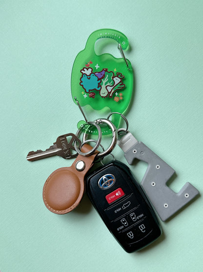 Bread Bakery Cat Carabiner Clips