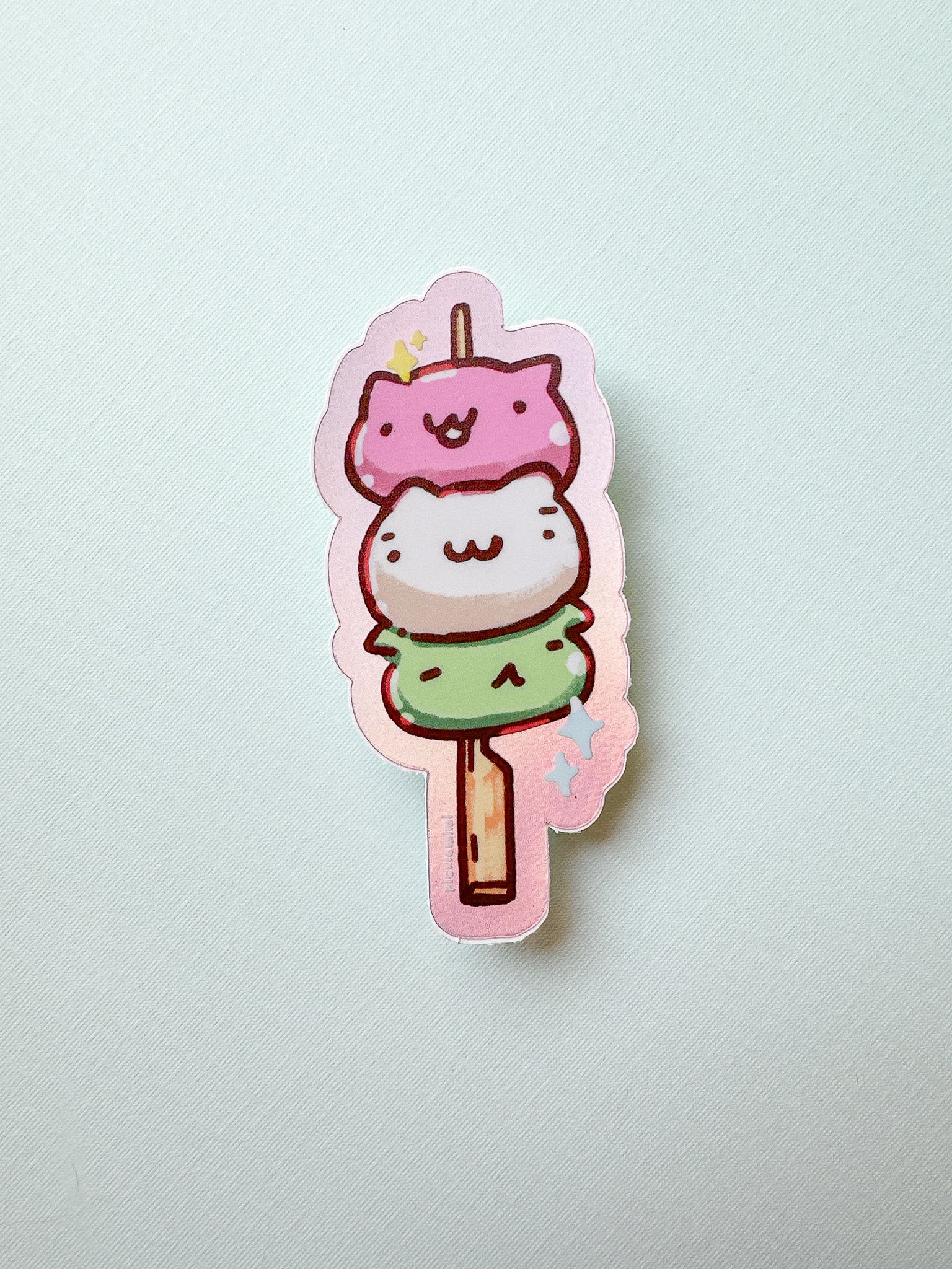 Dango Cat Holographic Sticker – Picklemimi