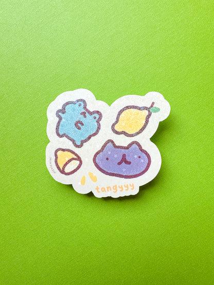 Tangy Lemon Vinyl Sticker