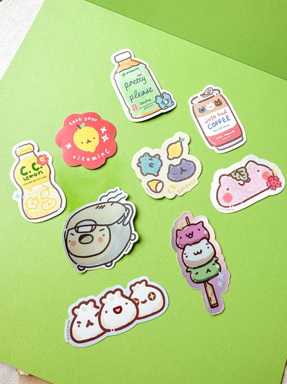 Running Ricecooker Holographic Vinyl Sticker