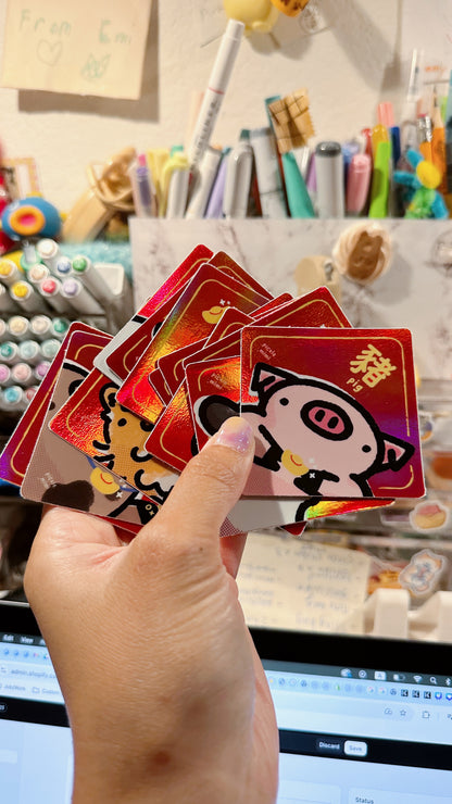 12 Chinese Zodia Animal Sticker Pack