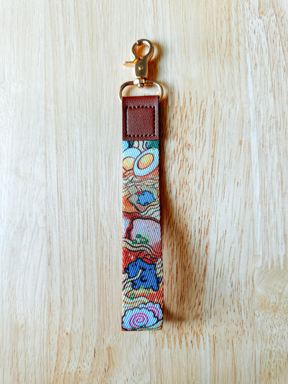 Ramen Wristlet Keychain Strap
