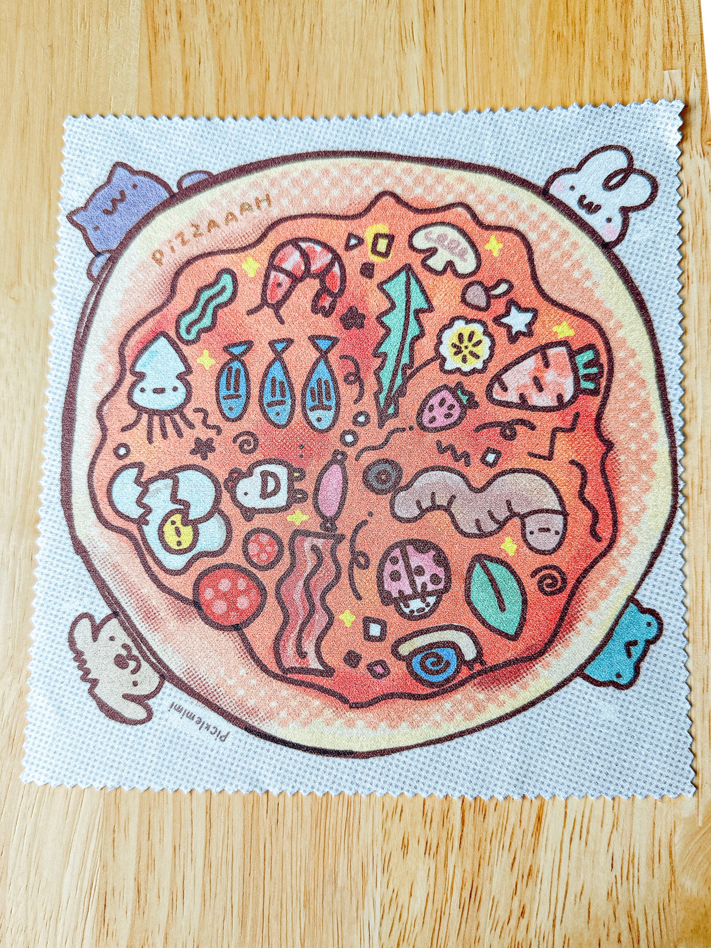 Pizza Microfiber Cloth