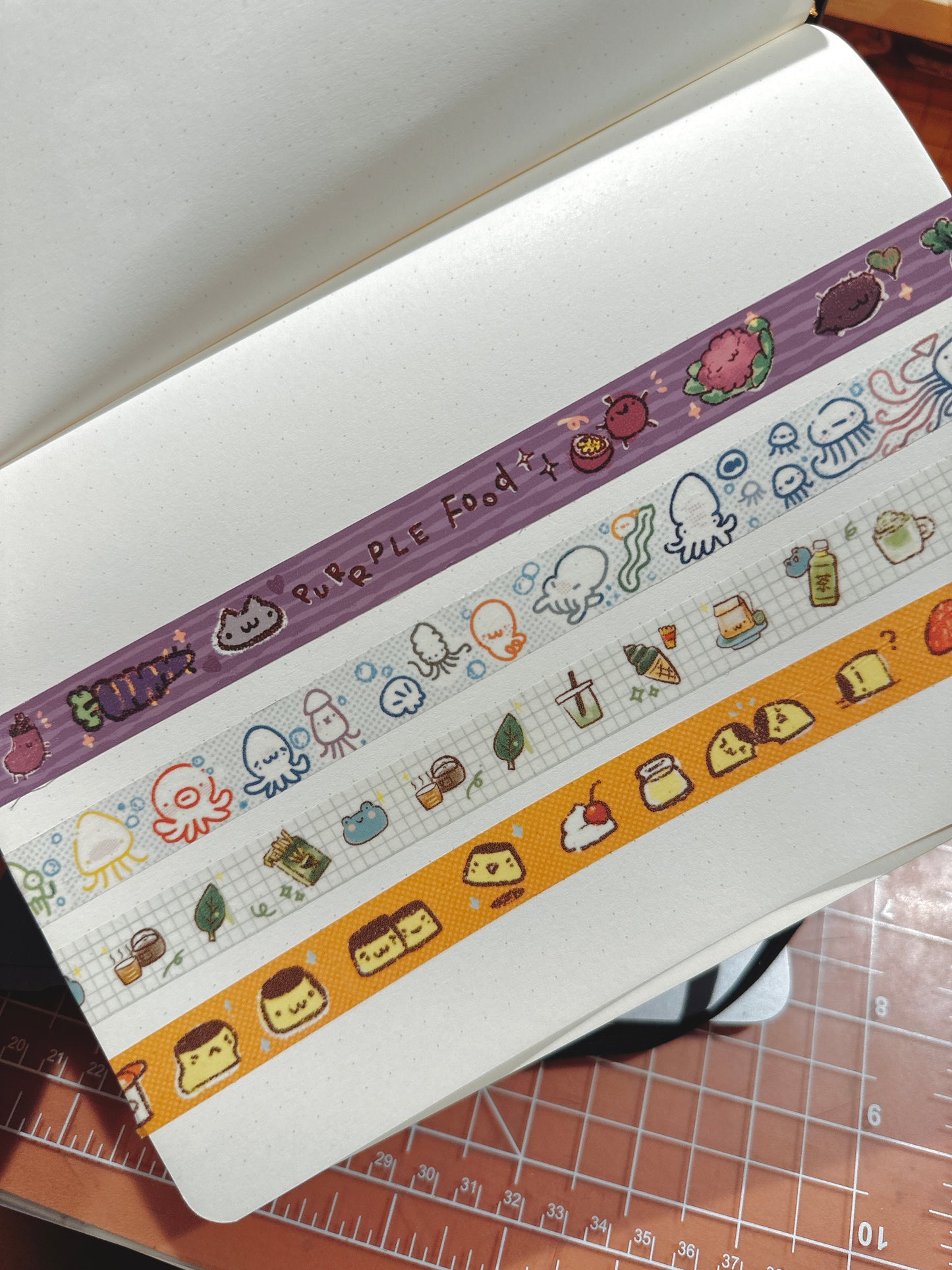 Squid Friends Washi Tape - 15mm