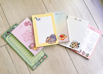 Veggie Cat Shopping Check List Notepad