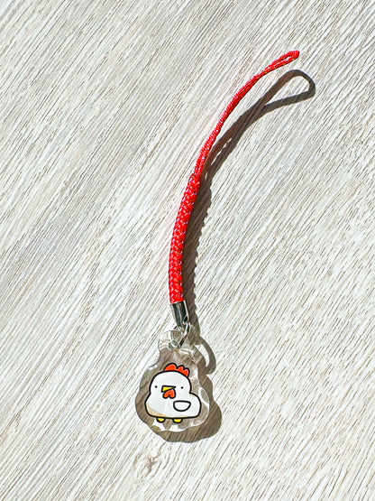Zodiac Animal Mini Phone Charm - Year of the Rooster