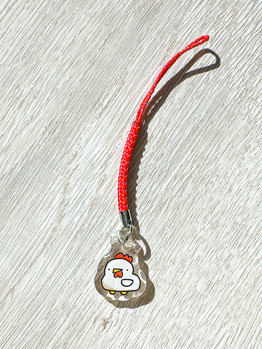 Zodiac Animal Mini Phone Charm - Year of the Rooster