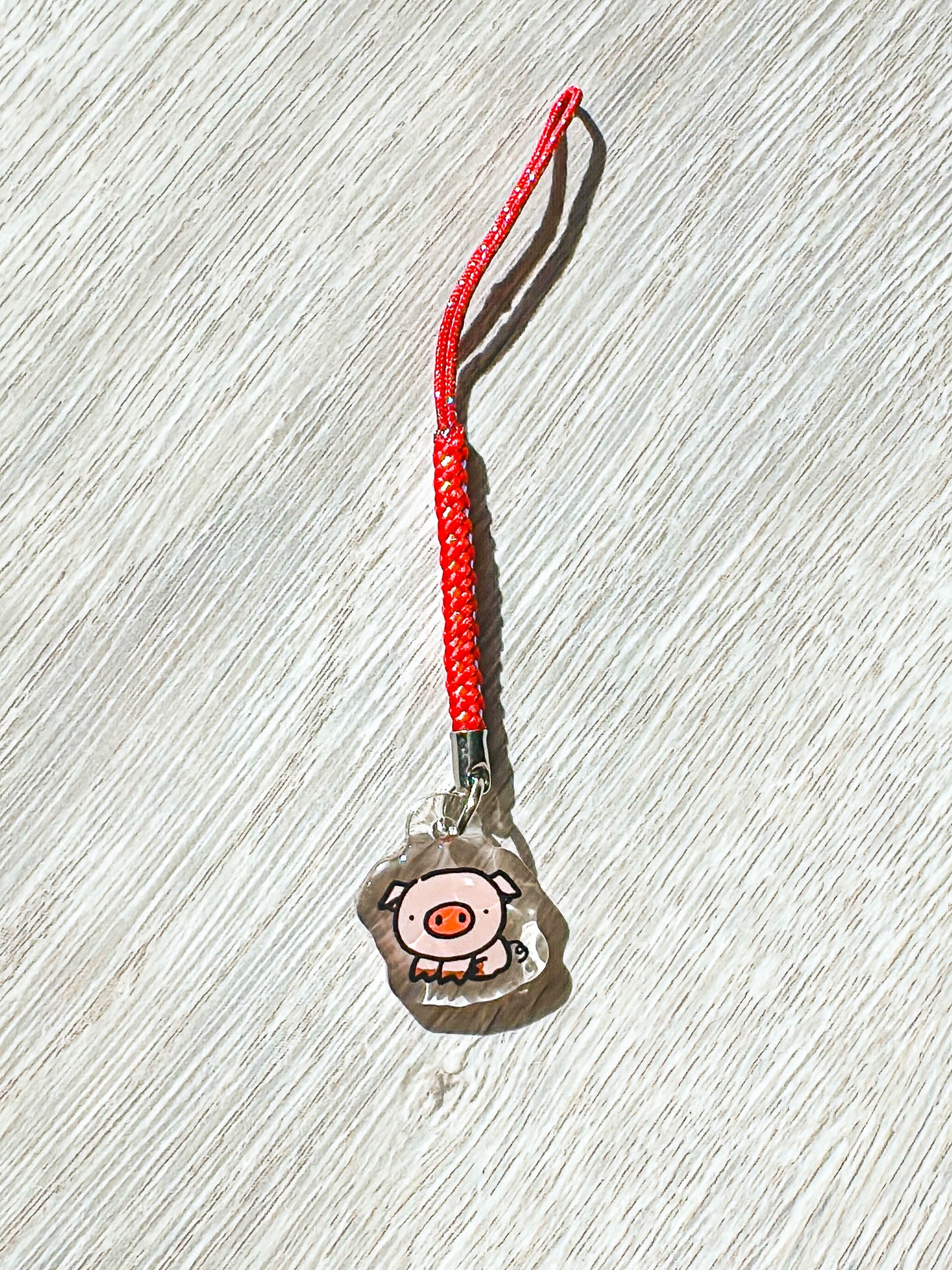 Zodiac Animal Mini Phone Charm - Year of the Pig