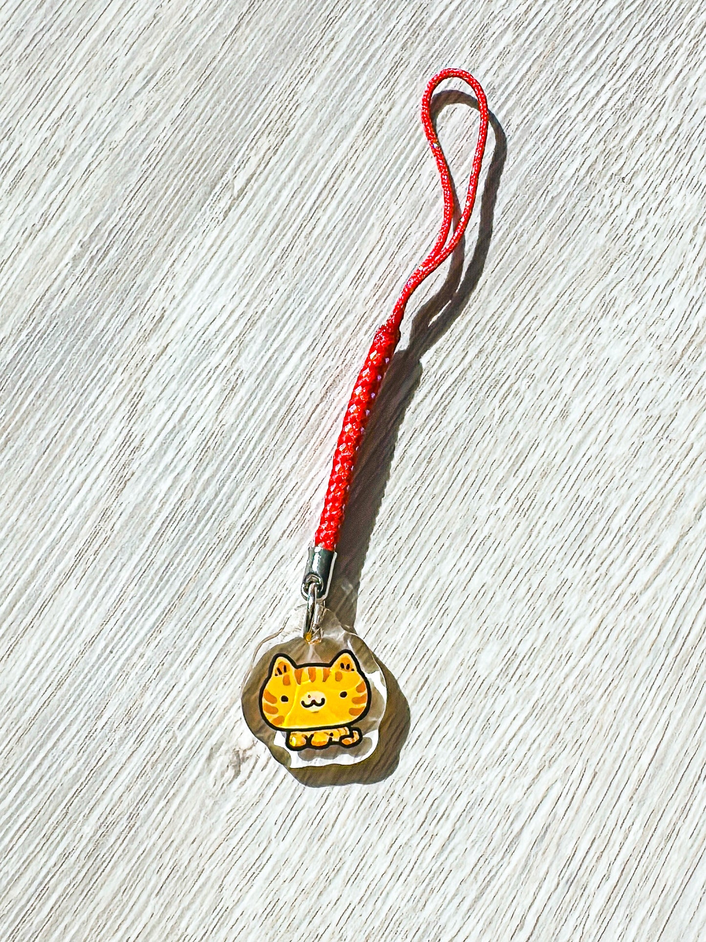 Zodiac Animal Mini Phone Charm - Year of the Cat (vietnamese)