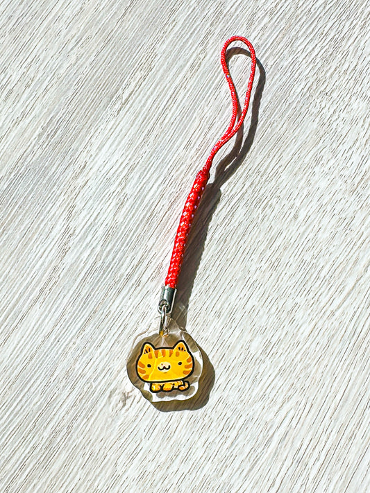 Zodiac Animal Mini Phone Charm - Year of the Cat (vietnamese)