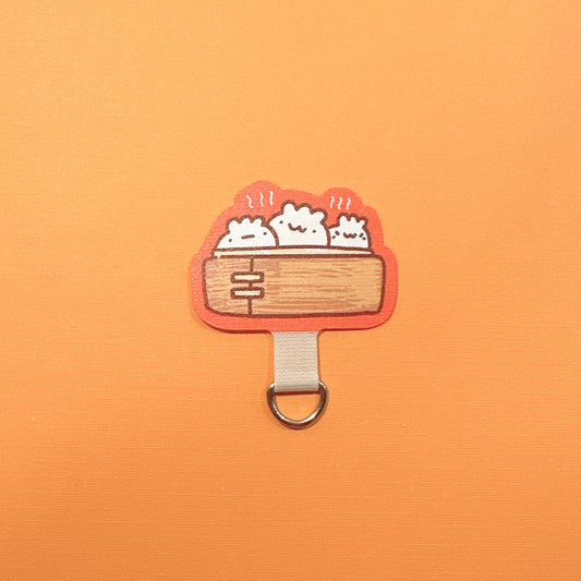 Steam Bao Bun Cell Phone Strap Attachment
