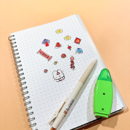 Lucky Time Textured Stickersheet