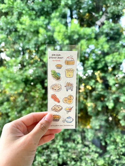 Dim Sum Mini Sticker Sheet- Textured